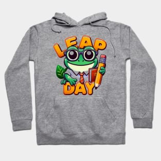 Happy Leap Day Teacher, Leap Into Reading Leap Day 2024 Hoodie